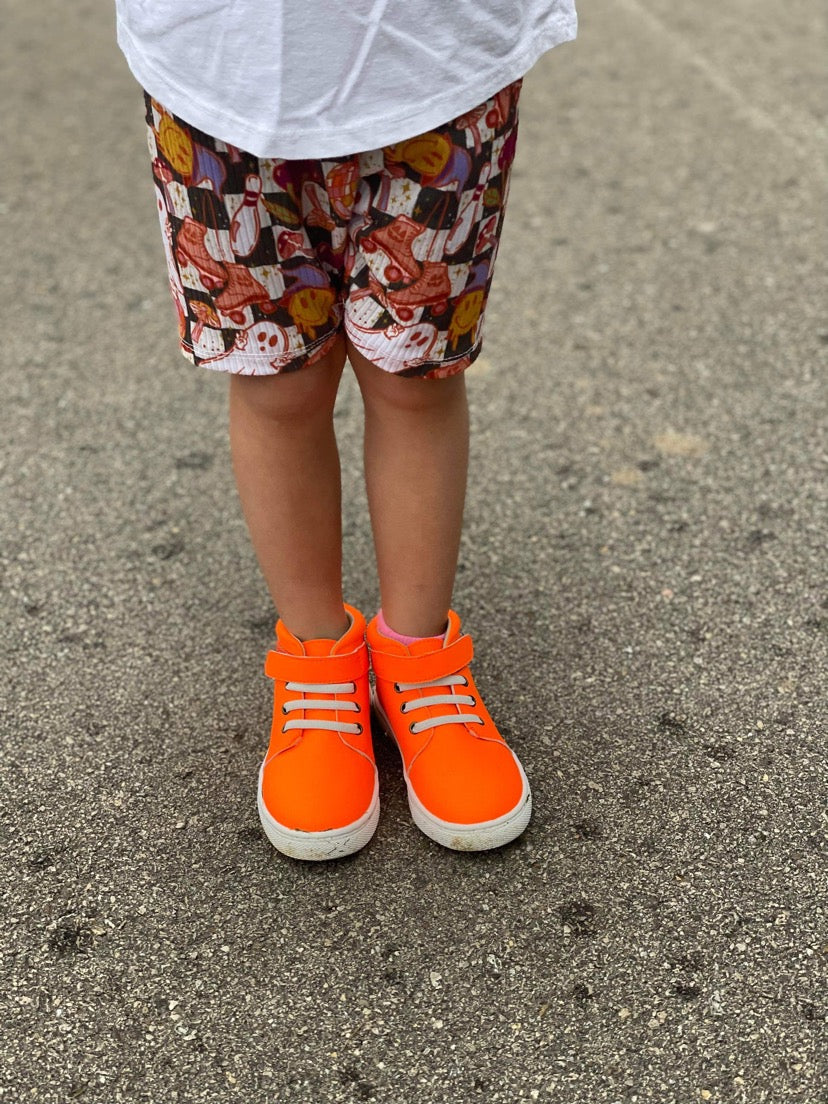 Neon Orange HighTops