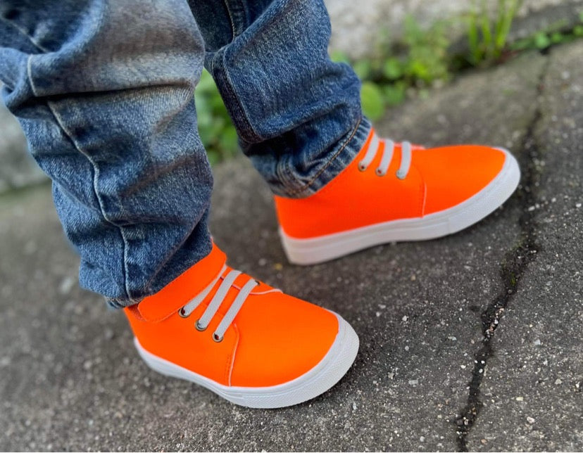 Neon Orange HighTops