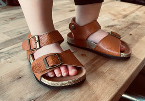 Tan Boy Sandals